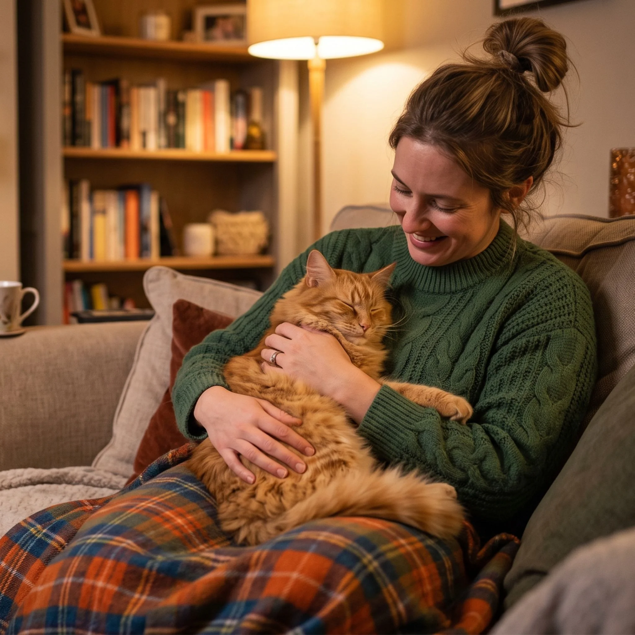Cozy evening cuddles